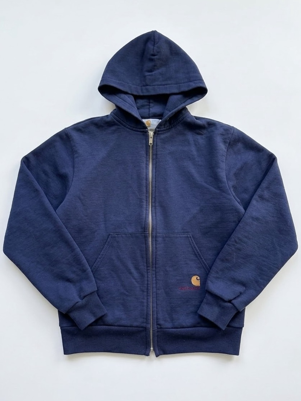 Carhartt | Vintage 90s Rugged Outdoor Navy Zip-Up Hoodie
